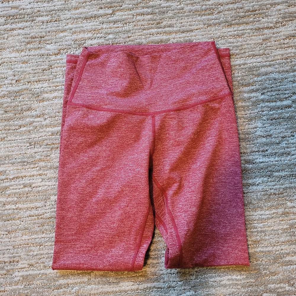 Pink High-Waisted Leggings